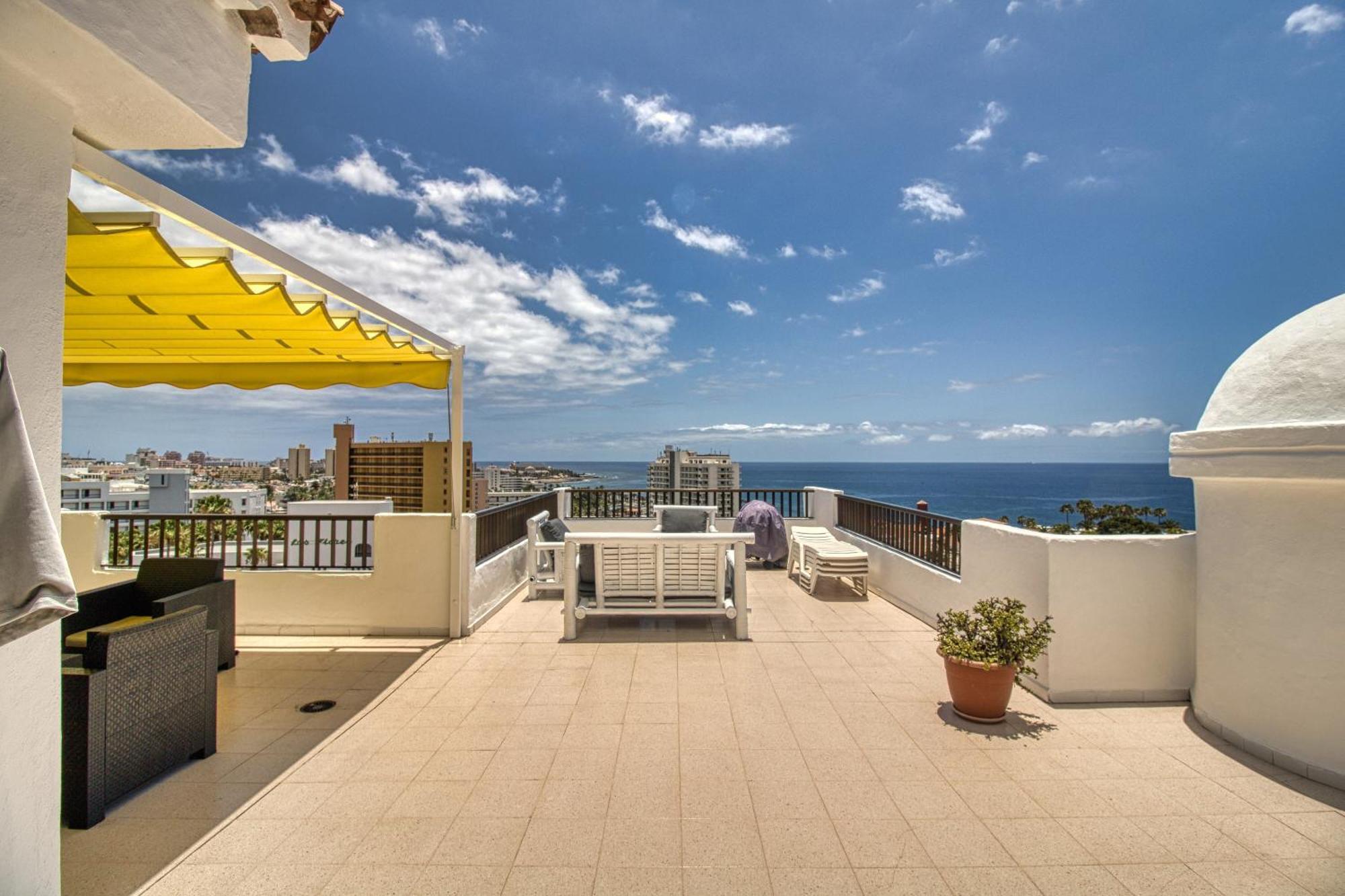 Penthouse Sea View Jacuzzy Terrace & Pool Apartman Playa Feñabe Kültér fotó