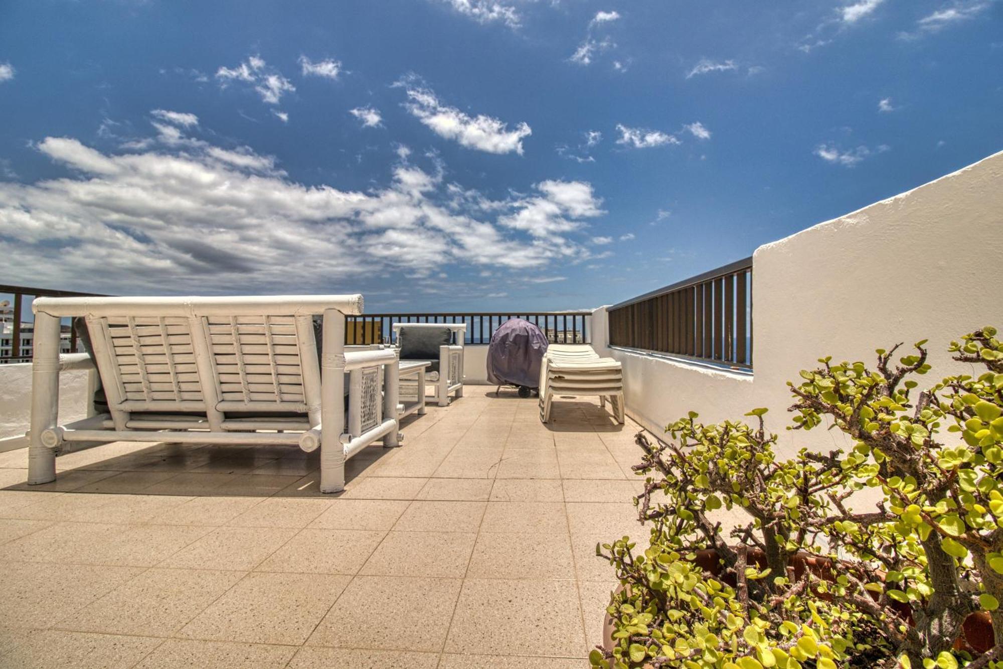 Penthouse Sea View Jacuzzy Terrace & Pool Apartman Playa Feñabe Kültér fotó