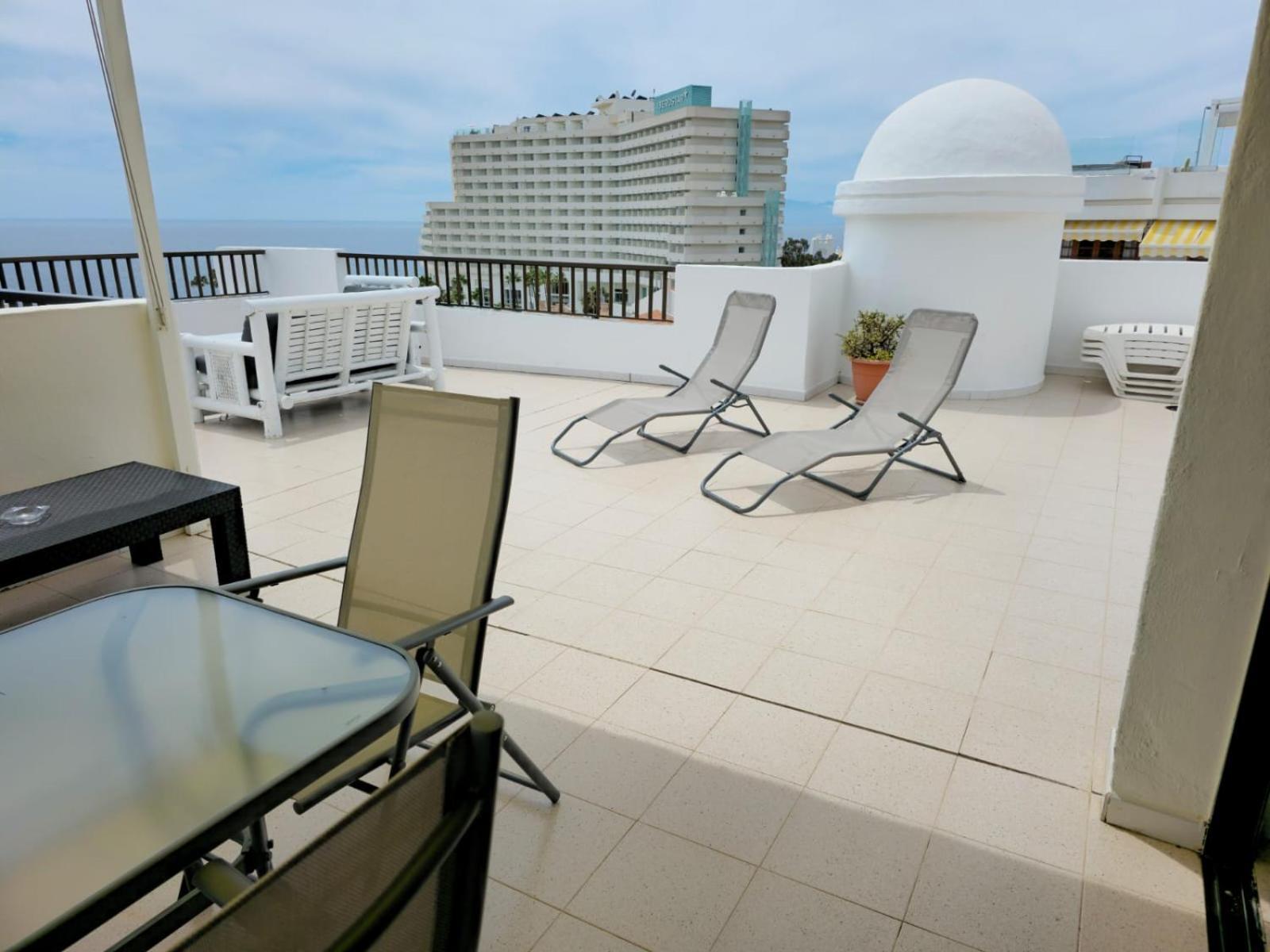 Penthouse Sea View Jacuzzy Terrace & Pool Apartman Playa Feñabe Kültér fotó