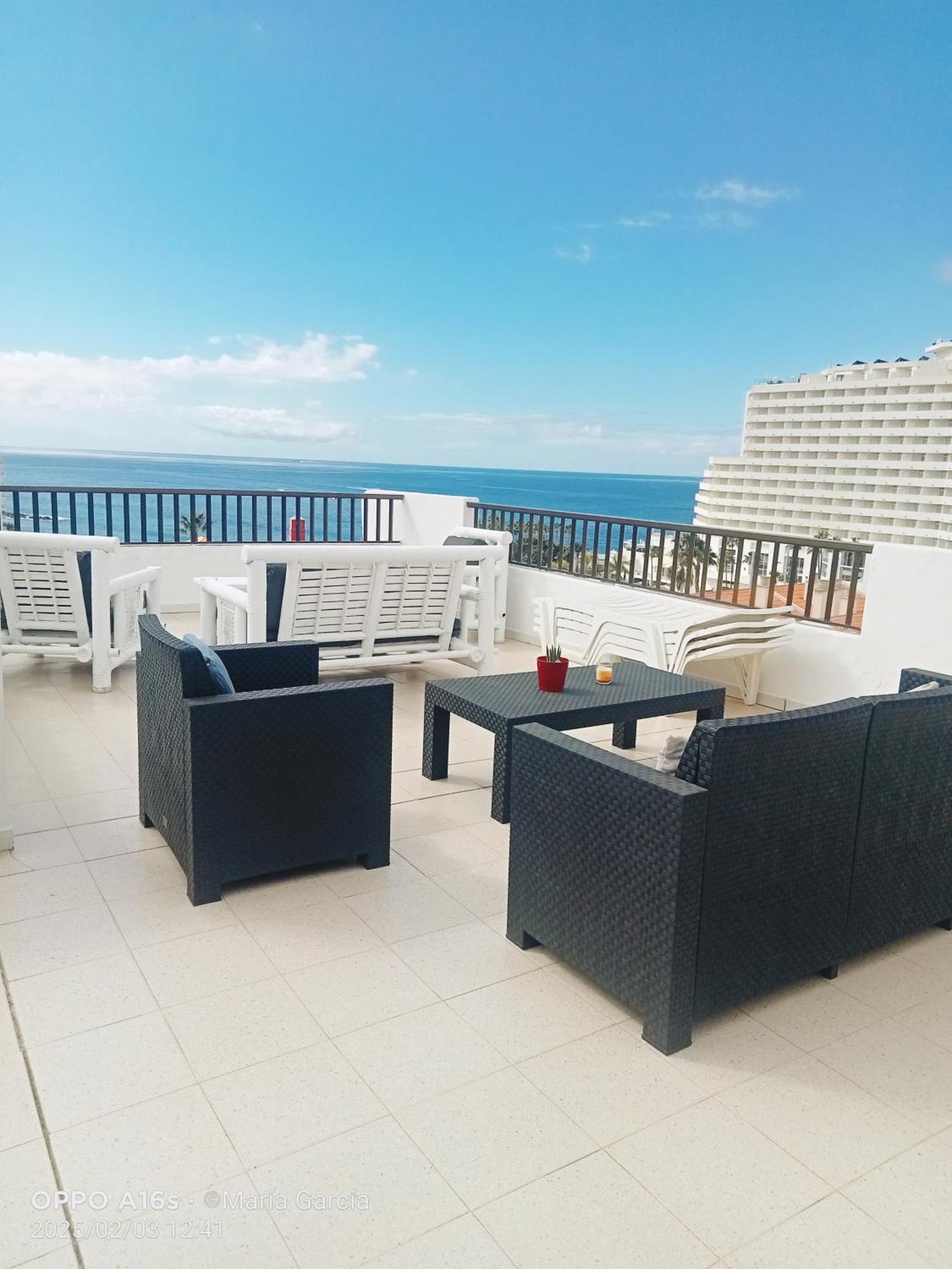 Penthouse Sea View Jacuzzy Terrace & Pool Apartman Playa Feñabe Kültér fotó